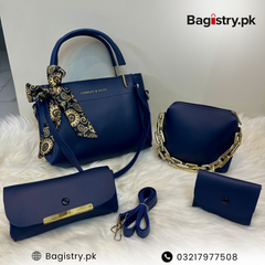 4 Pcs Bags With Small Bags & Mobile Pouch