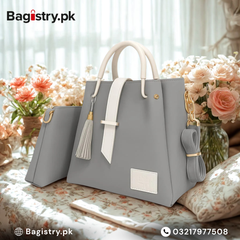 Everyday Stripe Style 2 Pcs Bag With Strap
