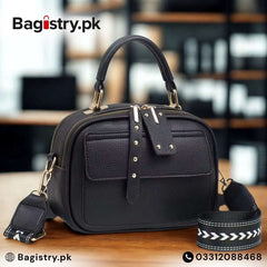Branded Crossbody & Handbag For Office Girls With Digital Strap & Inside Pockets