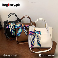 Stylish Shoulder + Tote Bag 2 in 1 With Long Strap