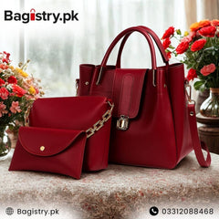 3 Pcs Campus Tote Set - Stylish, Spacious & Smart