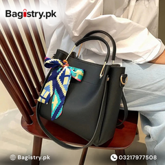 Stylish Shoulder + Tote Bag 2 in 1 With Long Strap