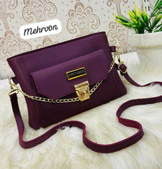 Chain Style Cross Body With Long Strap (Watch Video)