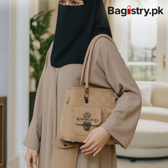 Shoulder Or Carry As Tote With Small Wallet