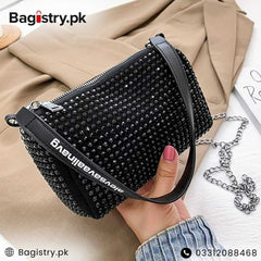 Luxury Stones Crossbody Bag For Girls